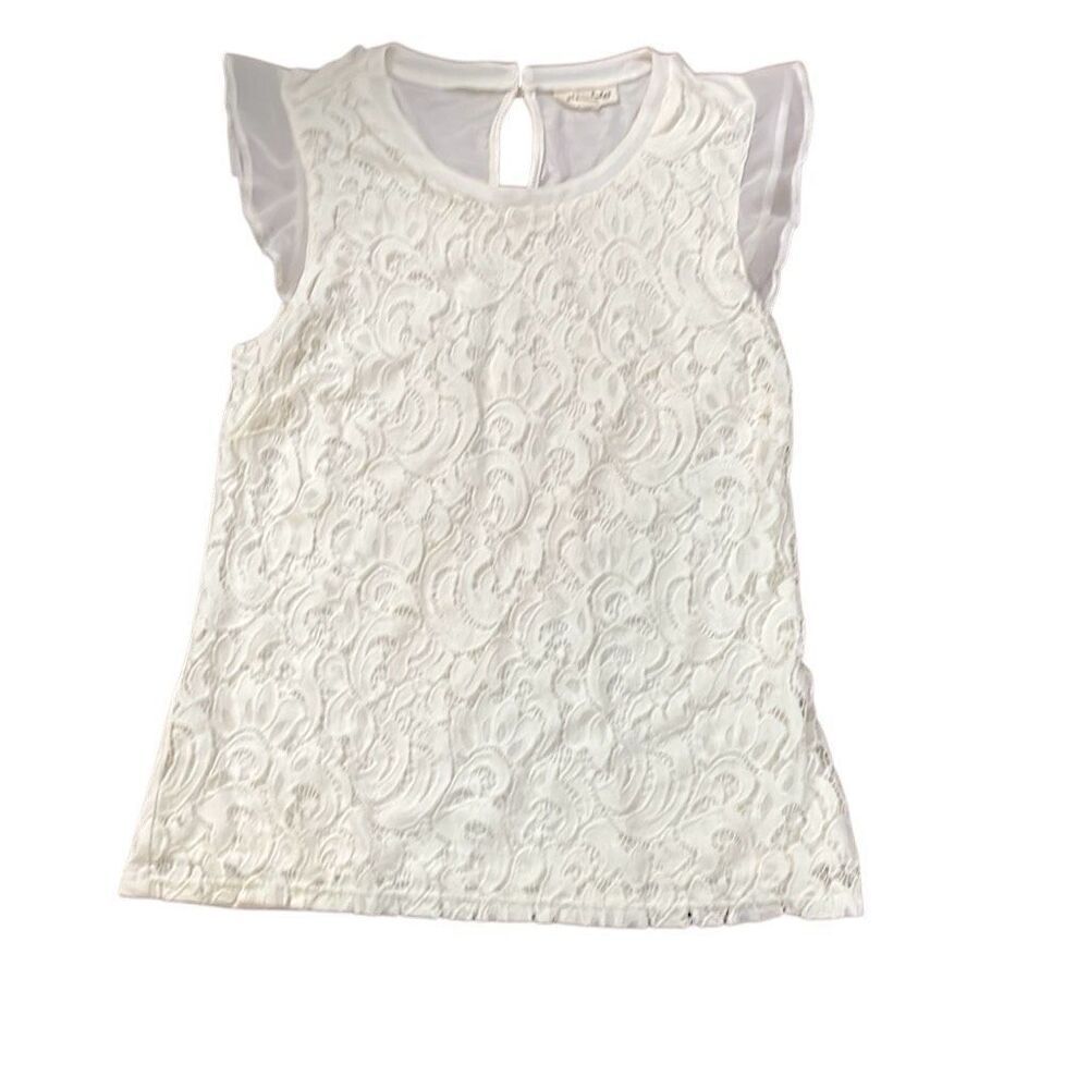 Mason Jewel, sleeveless cream colored top size medium